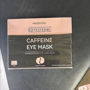 Caffeine Eye Mask - Pink and Black